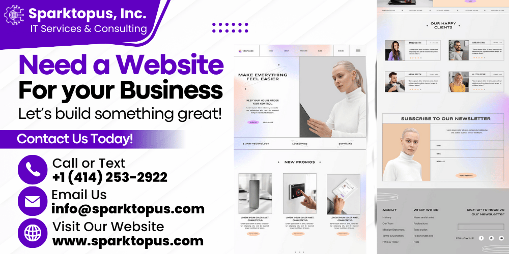 Sparktopus Web Development Ad